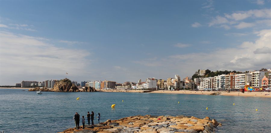 Casco urbano de Blanes